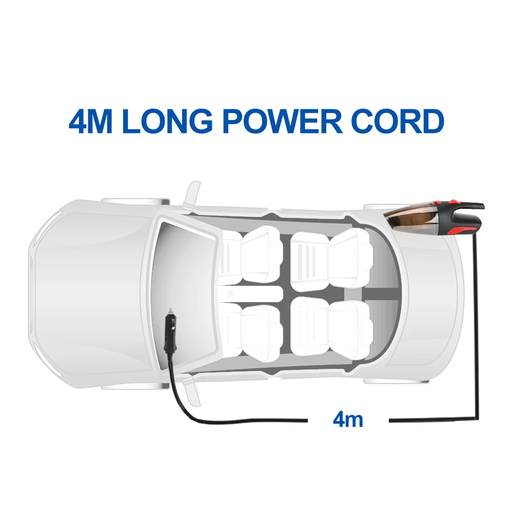 무선 자동차 플러그 클리너, 120W, 12V, 5000PA, 슈퍼 흡입 습식/건식 이중 사용, 자동차 홈 인테리어 액세서리, 휴대용 자동차 진공