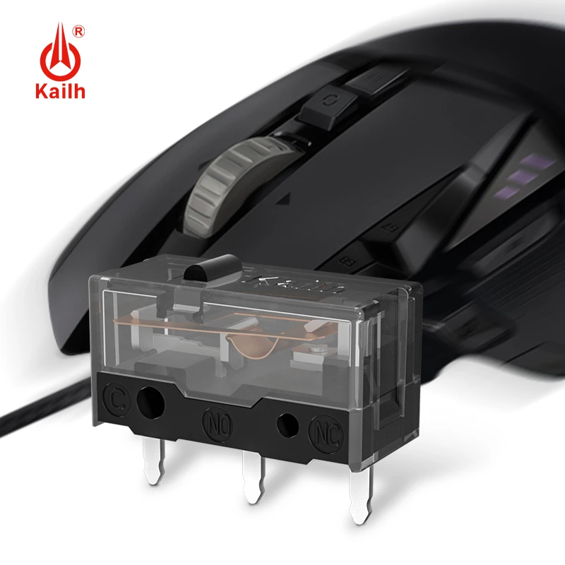 Kailh Gm 8.0 Gaming Mouse Micro Switch 80m Life For Computer Mice Left