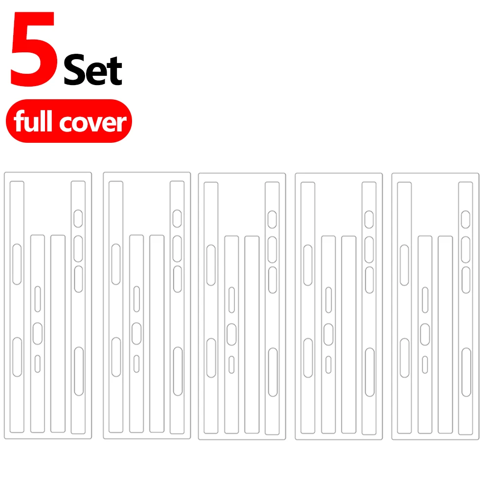 Premium EdgeGuard Screen Protector - Anti-Scratch Clear Hydrogel Film with Full Coverage Border Stickers