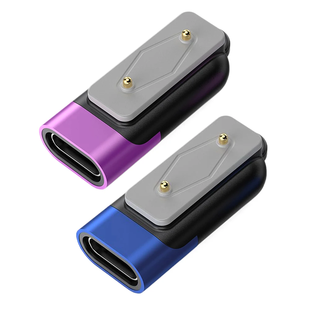 For Samsung Galaxy Fit 3 Portable Watch Charger USB C Adapter Right Angle Charge Cable Converter Magnetic Watch Charger Adapter