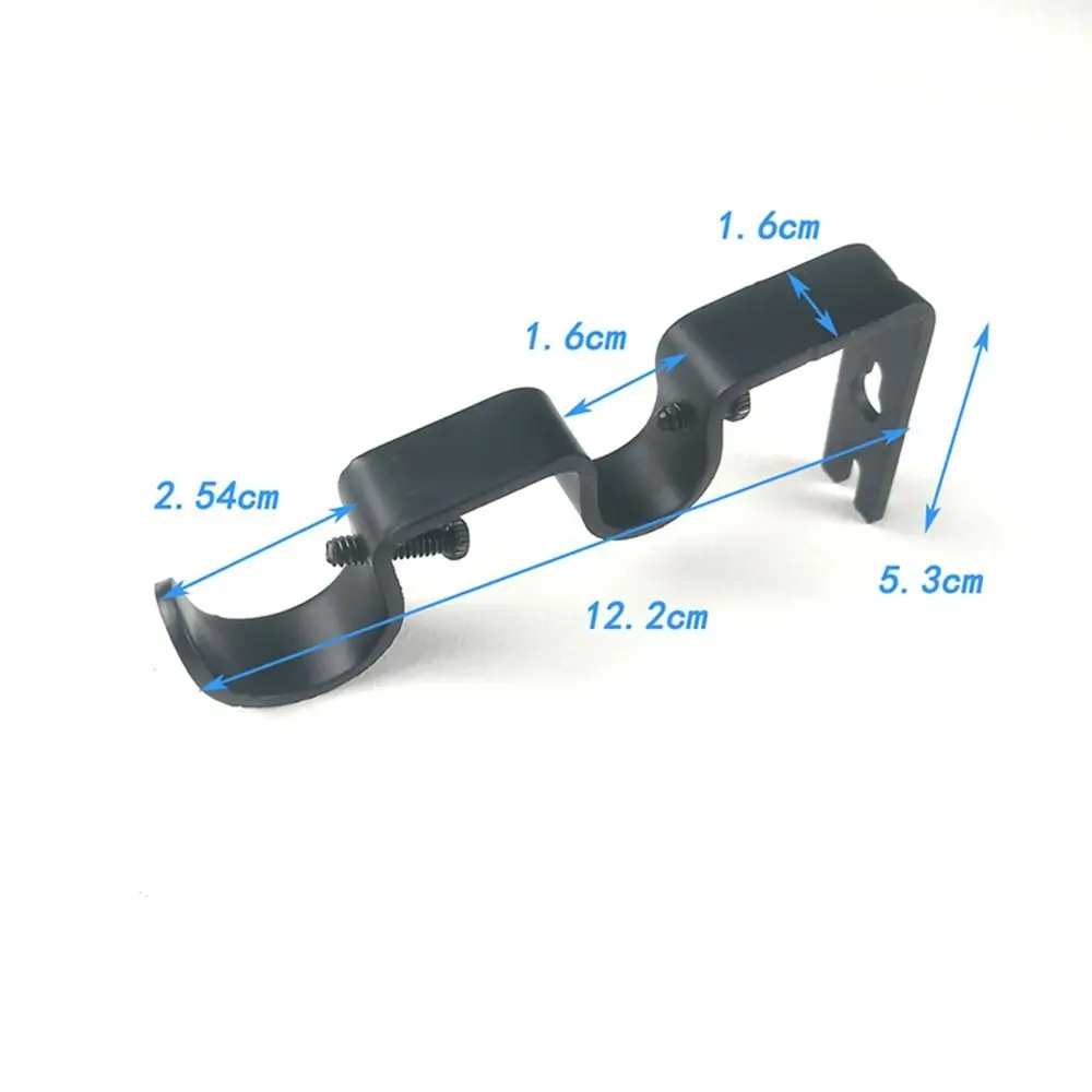 Single Hang Curtain Rod Bracket Heavy Duty Double Hang Curtain Rod Holders Tap Right Into Window Frame Bracket