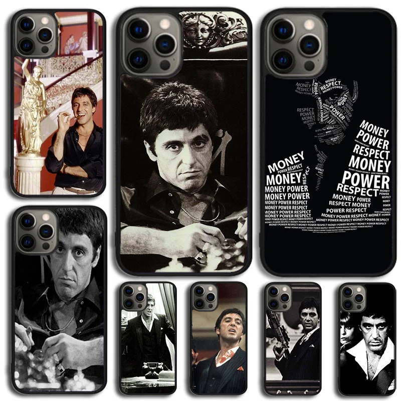 Scarface Al Pacino Tony Montana Phone Case Cover For iPhone 15 14 SE XR XS 11 12 13 Mini Pro MAX 6 7 8 Plus