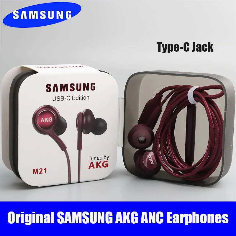 SamsungM20M21EarphonesANCAKGHeadsetInear35mmTypecwithMic