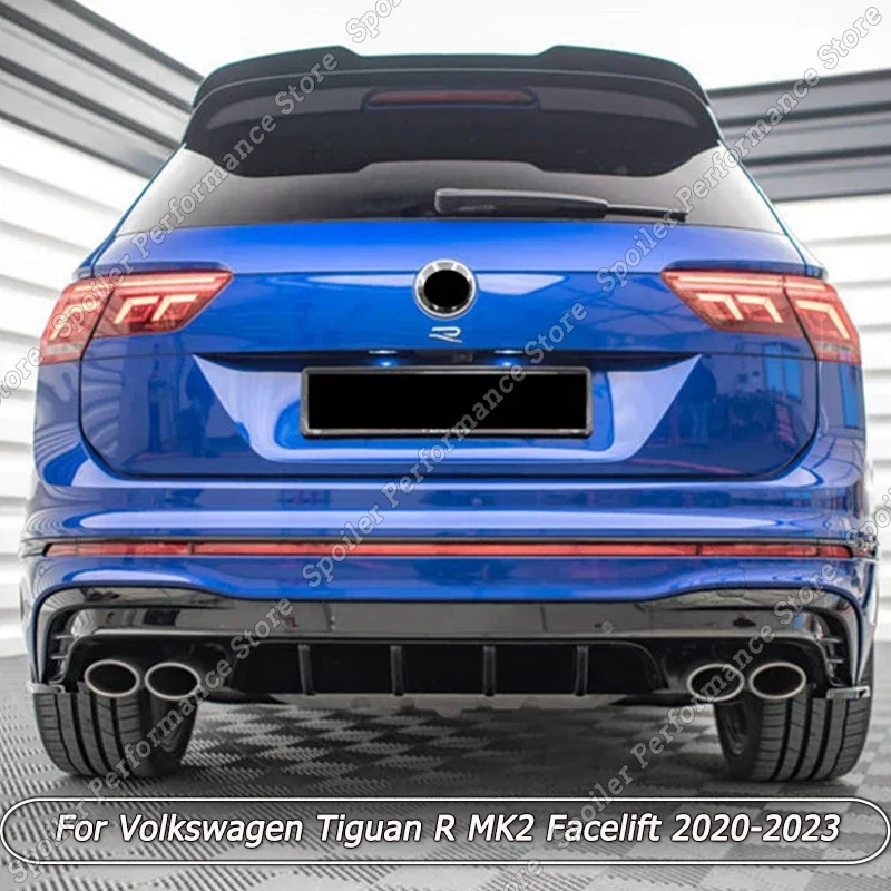 Car Rear Bumper Lip Spoiler Chassis Diffuser Body Kits Tuning For ...