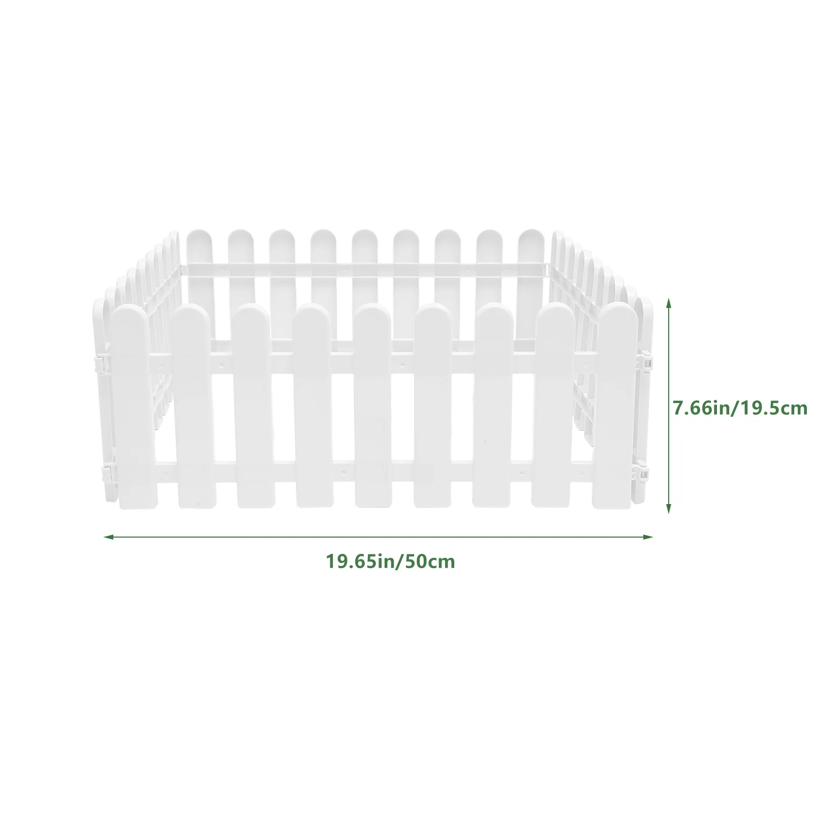 Garden Fence Garden Fence Edging Border Lawn White Decorative Picket Plastic Outdoor Barrier Flower Pet Fences Yard Panels Path Edgings
