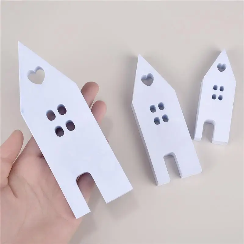 Stampo in Silicone 3D per Case e Candele - Stampi per Gesso e Resina Epossidica - Casette per Casa Candele Fai da Te