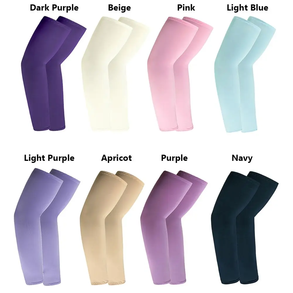 Sun Protection Arm Sleeves Exposed thumb Sportswear Running Summer Cooling Outdoor Sport Arm Cover