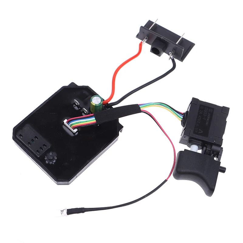 (Ce14)1Pc 제어 보드 + 1Pc 스위치 18V 21V Dayi 2106 브러시리스 기계 전기 렌치 마더 보드 액세서리에 적합