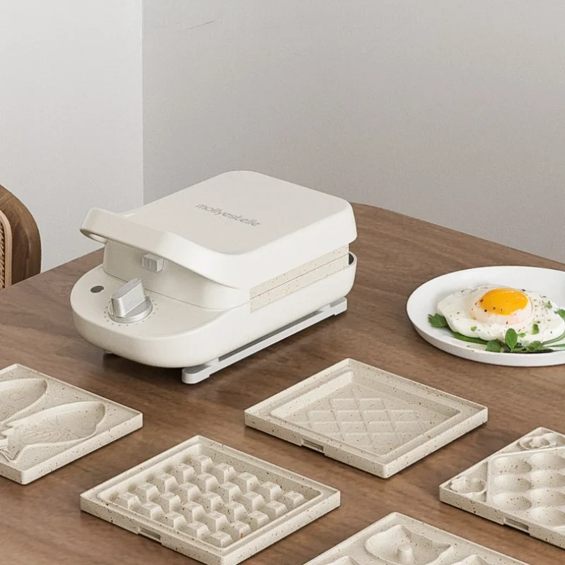 Ceramic Enamel Coated Toaster Sandwich Breakfast Machine Home Appliance Timed Multi-functional Toast Waffle Maker Sanwich Maker