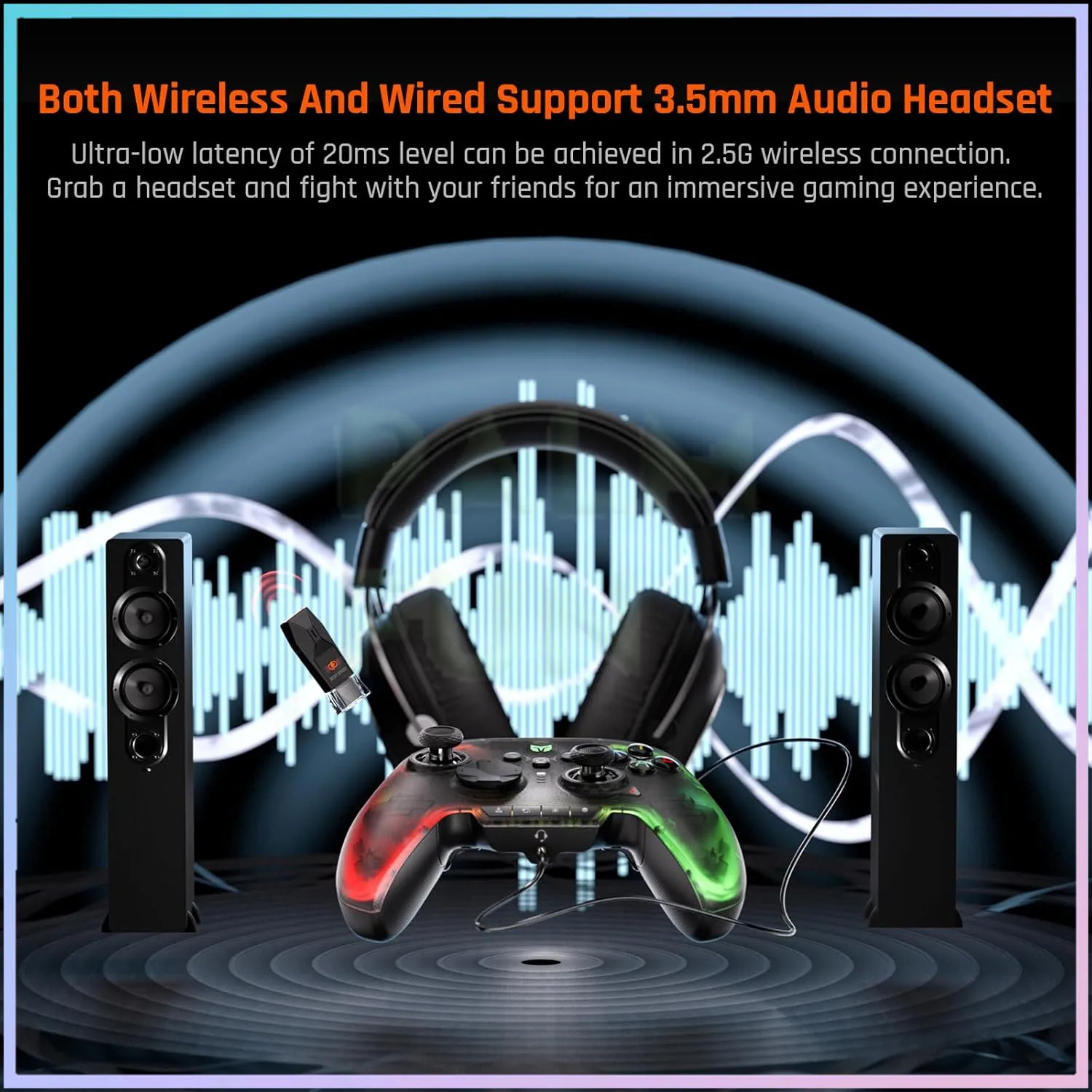 BIGBIG WON Rainbow 2 Pro Elite Gaming Controller Wireless Connect 