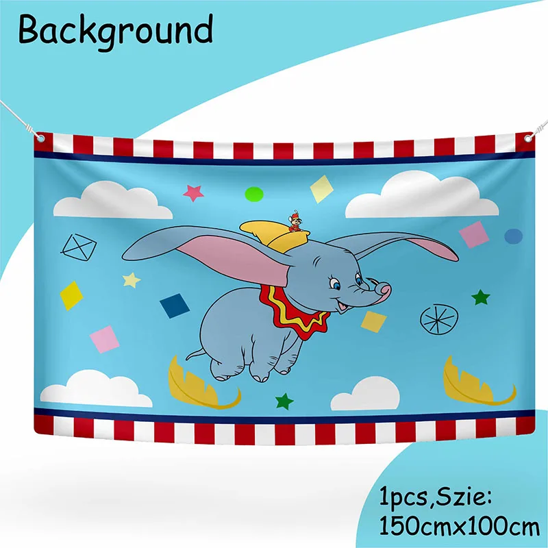 Dumbo Birthday Supplies Cups Plates Napkin Banner Kids Year