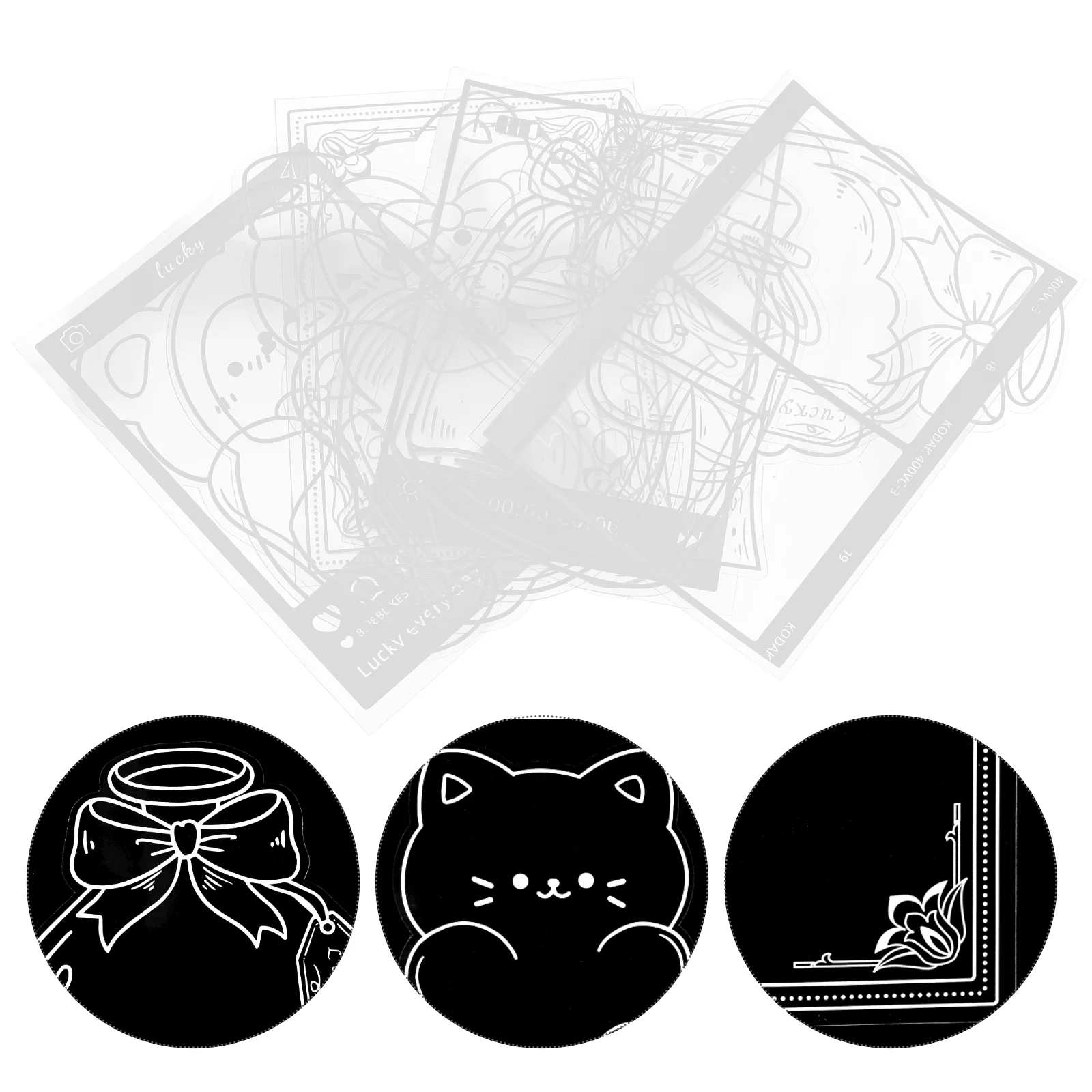 

Reading Page Marker DIY Tool Material Package Bookmarks Frame for Pressed Flowers
