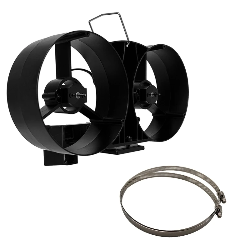 Ventola Per Stufa Alimentata A Calore Potente Circolazione Per Riscaldamento Confortevole 12 Pale