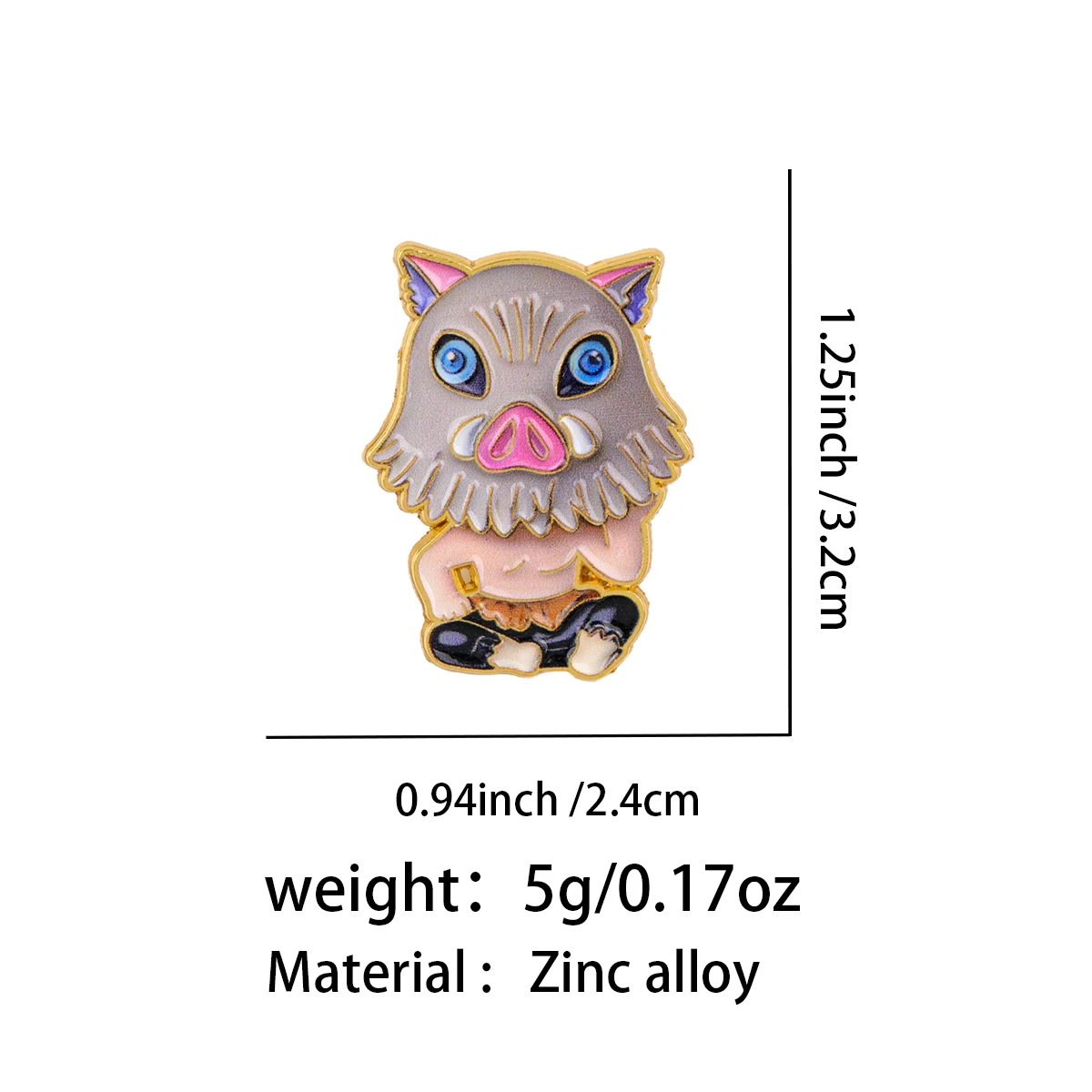 Charming Anime Enamel Pin: Cute Cartoon Lapel Brooch for Clothes & Accessories Gifts