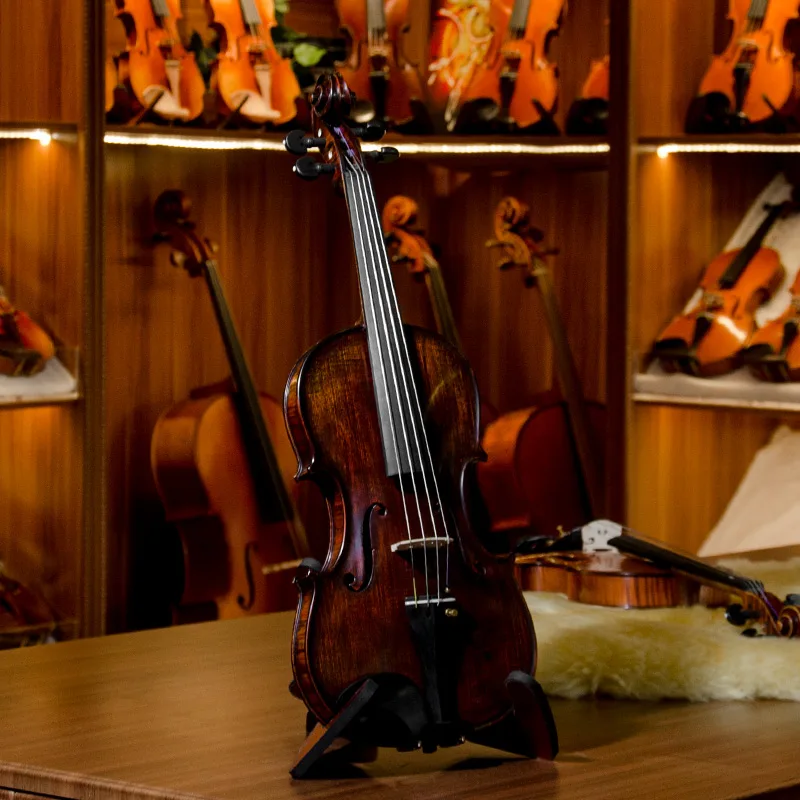 CHRISTINA Professional Violin EU5000B Retro Dark Color Classic Oil-based Varnish European High-quality Spruce Flame Maple