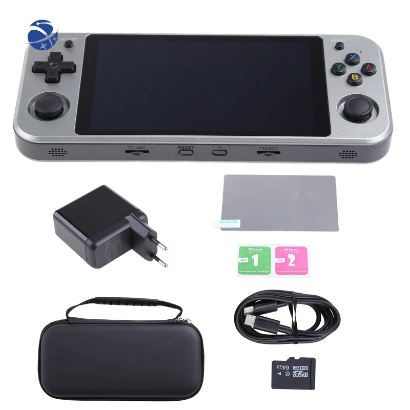 

Консоль игровая карманная Yun Yi RG552, 5,36 дюйма, Android, 64 ГБ, 4000 + игр