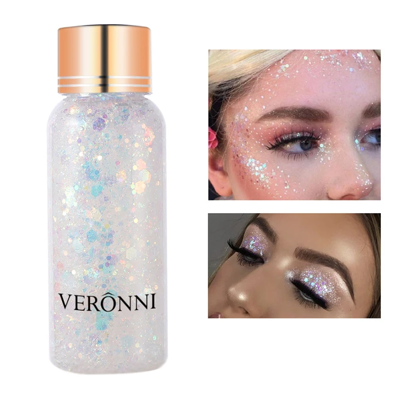 Multifunctional Eye Glitter Nail Hair Body Face Gel Art Flash Sequins Festival Stage Glitter Liquid Eyeshadow Makeup Decoration 3