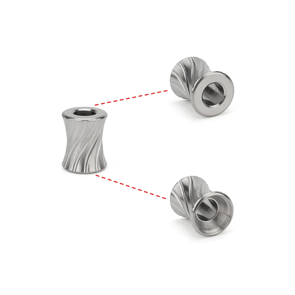 Description Picture 5 of itemSmall Titanium Alloy Beads DIY Pendant Paracord Rope Bead Keychain Tool Accessories