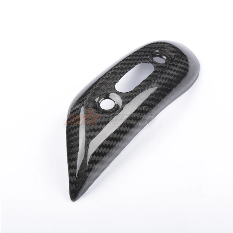 Exhaust Pipe Heat Shield Cover Guard Fairing For Ducati Monster 696 795 796 1100 Full Carbon Fiber