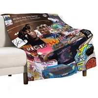 Album Rapper Juice Wrld 999 Bed Blanket Throw Blanket for Sofa Blankets Plaid Bedspread on the Bed Blankets and Throws Cobija 2