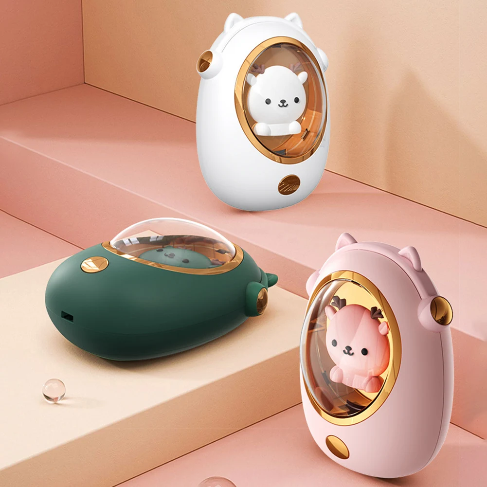 1200/2400mAh Mini Hand Warmer USB Rechargeable Pocket Hand Warmer Mobile Power Bank Cute Electric Hands Heater For Office portable hand warmer