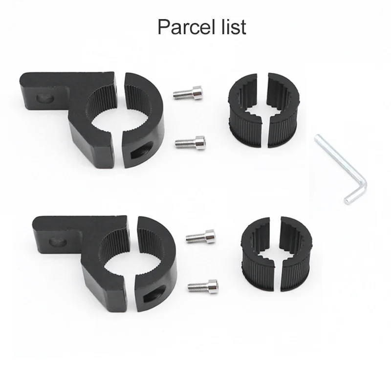 HOUSE TUNING Morsetti per barra da 5,7 cm, confezione da 4, 2 1/4, morsetto per montaggio luce LED, staffe di montaggio per barra luminosa (morsetto da 5,7 cm, confezione da 4