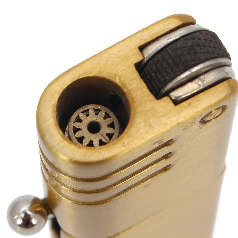 Butane Gas Lighter Cigarette Lighter Jet Lighter Refillable Windproof Butane Gas Grinding wheel Flint Lighter Blue Flame Torch