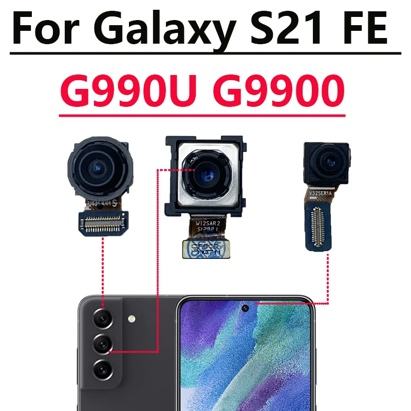 Selfie and Rear Camera Module Flex Parts for Samsung Galaxy S21 FE 5G