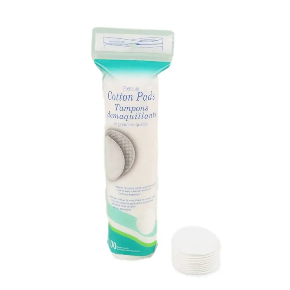 100p/Pack Disposable Makeup Remover Cotton For Cleaning Wet Application Three-dimensional Pearl Skin Friendly Round Cotton A8G5 4