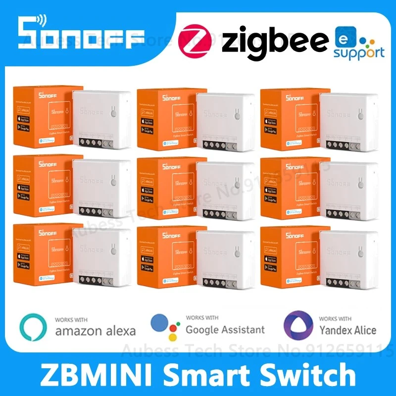 SONOFF ZBMINI Smart Switch ZigBee 2-way Smart Home Automation Mini DIY Switch Module For eWeLink Alice Alexa Google Assistant