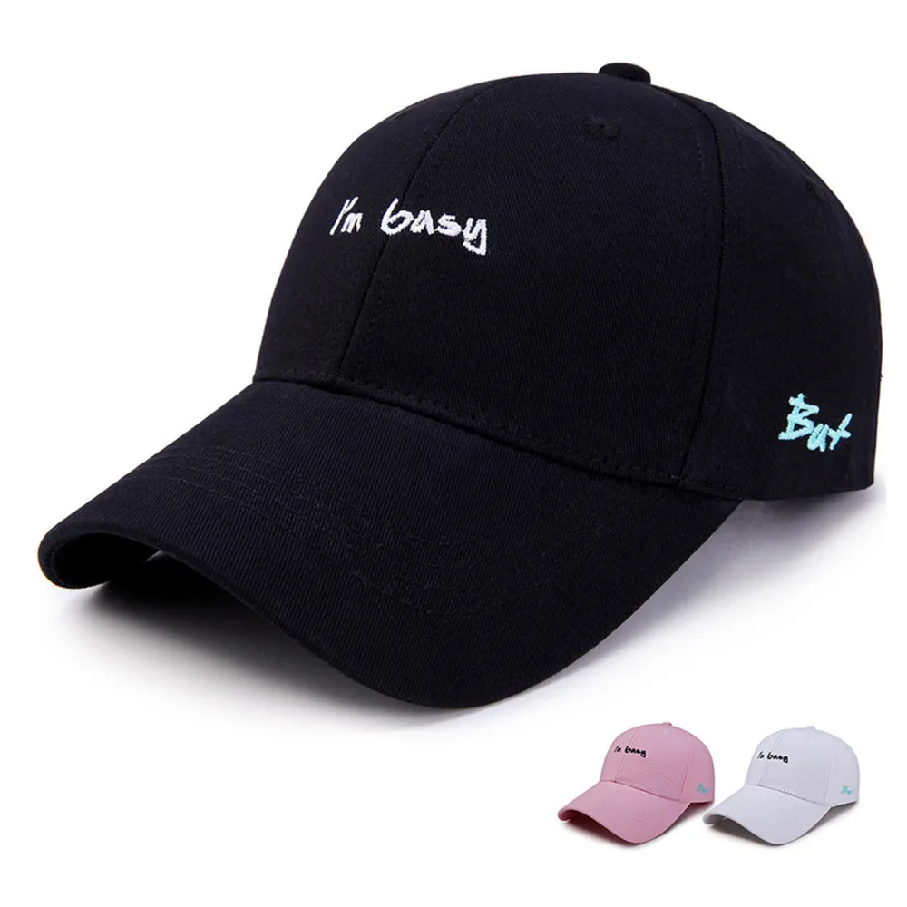 

Trendy Embroidered Baseball Cap Strapback Cap Curved Brim Snapback Classic Trucker Hat All Seasons