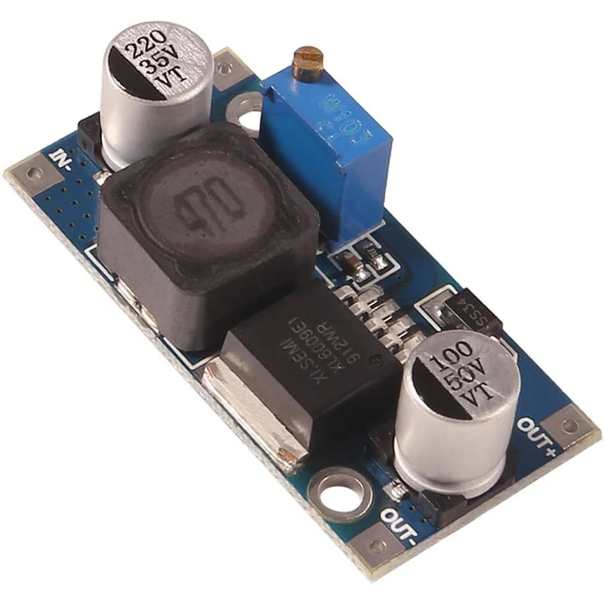 Convertidor De Voltaje Automático Boost/Buck - 5-30V A 1.25-30V (8A