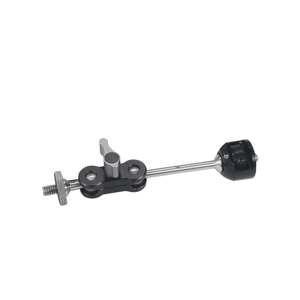 Mini Magic Arm Doppelkugelkopf 1/4 Schraubenadapter Stativ Verlängern Sie die Lichthalterung Mikrofon Feldmonitorhalter für Gopro OSMO 360-Ständer – Detail 6