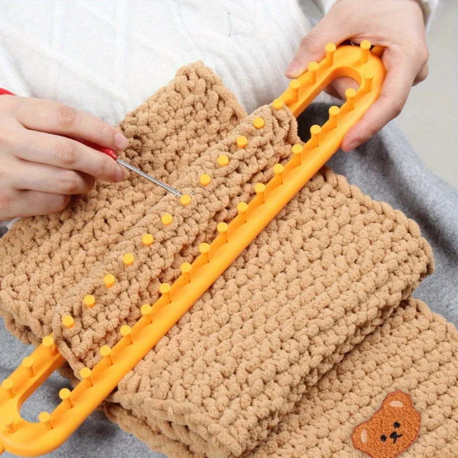 1 Set Scarf Hat Knitting Artifact Wool Handmade DIY Knitter Sweater Lazy Knitting Scarf Tool Set