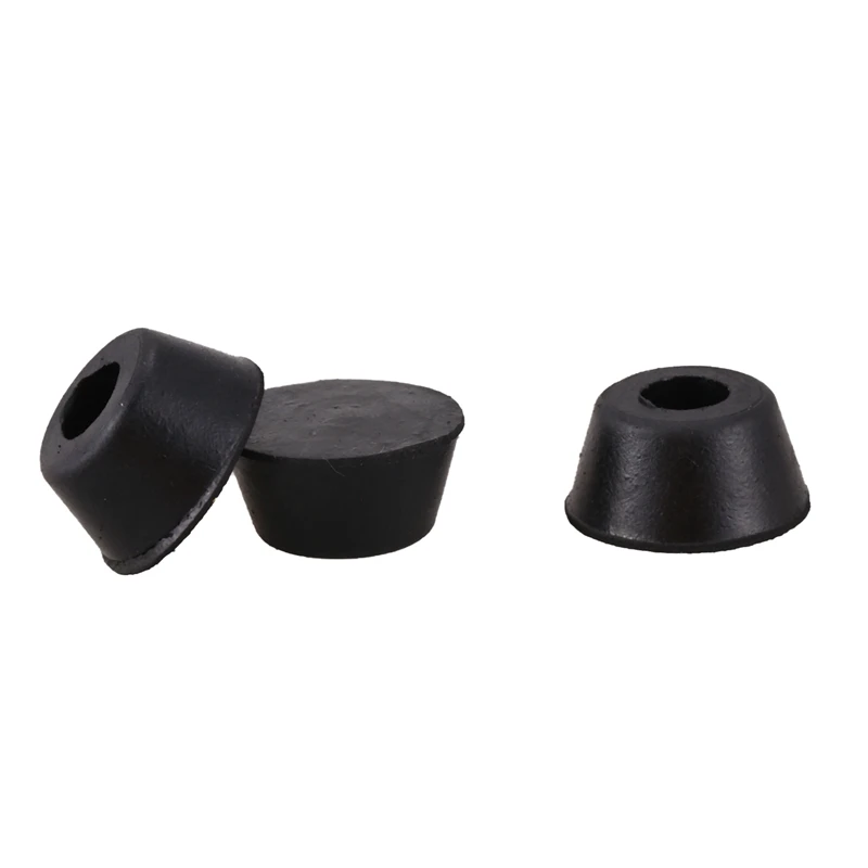 원뿔형 오목 고무 발 범퍼 패드, 블랙, 21mm X 10mm, 30 개
