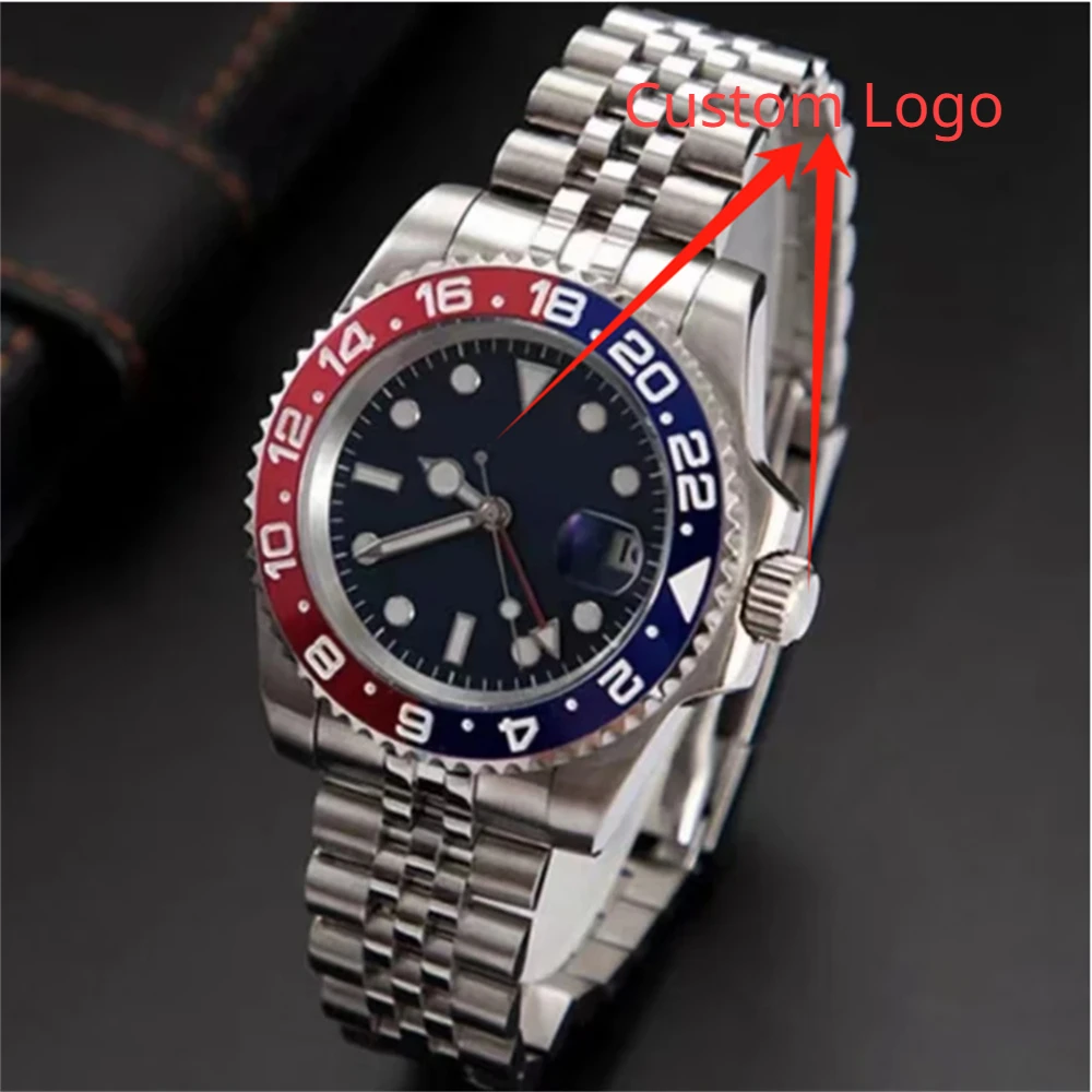 

Custom Logo high-quality men's watch Automatic Mechanical watch 4 pin design stainless steel waterproof high-end men's watch