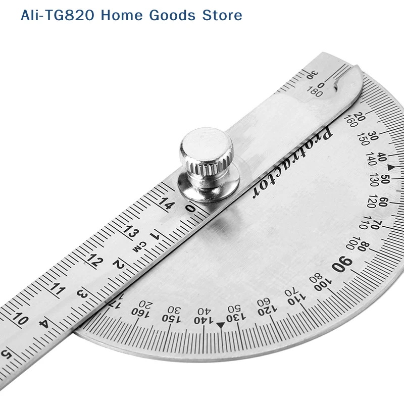 [TG820]15cm 180도 조절 가능한 각도기 다기능 스테인레스 스틸 각도자
