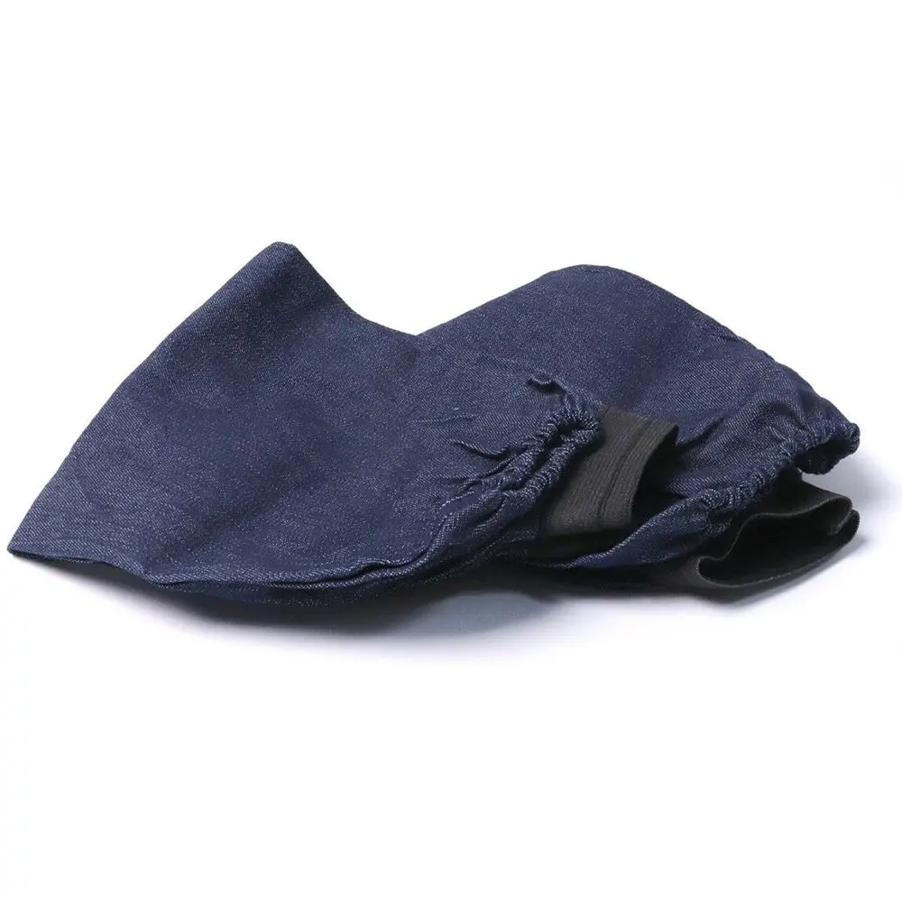 Waterproof Oversleeves 1 Pair Welder Lengthen Arm Protective Sleeves Denim Blue Welding Arm Sleeves Working Cut Resistant Heat Protection