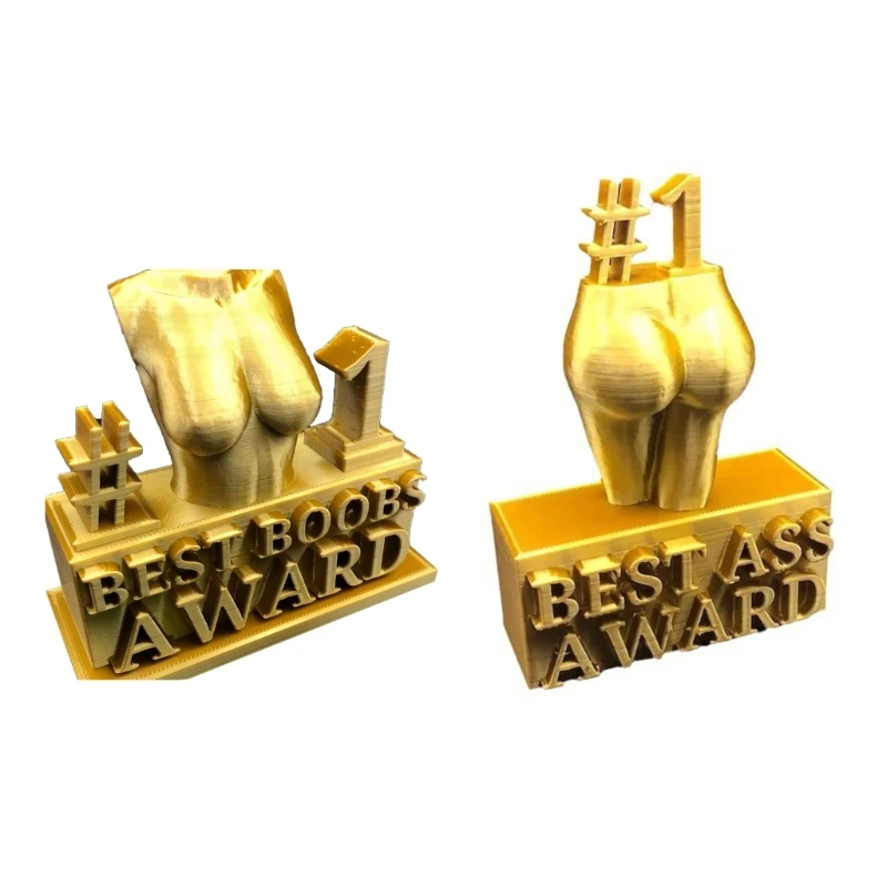 

Charm Gold Butt/Boob Award Figurine Perfect Gift for Enthusiasts Yard Sculpture