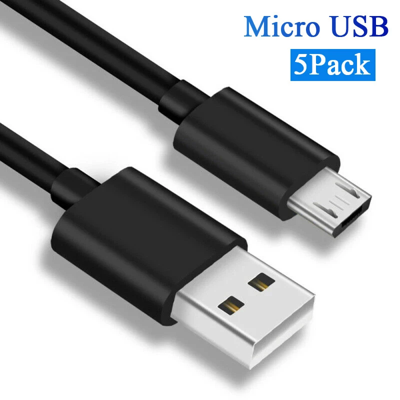 Cable Micro USB corto de 25CM, Mini Cable de carga rápida Cable de sincronización de datos para teléfono móvil Samsung y Huawei, 5 uds.| | - AliExpress