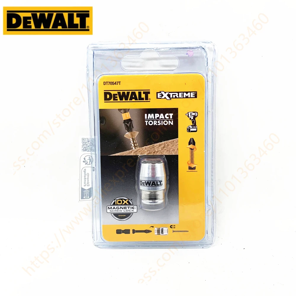 Dewalt 50Mm Alluminio Magnetico Bit Holder Ring Antiscivolo Batch Head Coil Forte Cacciavite Elettrico Super Hard Bit Magnetizer