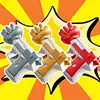 Scissors Stone Cloth Finger-Guessing Toy Guns Children Adult Parent-Child Interaction Party Game Pistol Toys Boys Girls Gifts 1