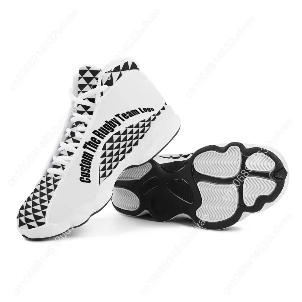 Vintage Pattern Polynesian Samoan Tribal Style Sneakers Running Shoes Custom Ball Sports Team Logo Men's Basketball Sports Shoes