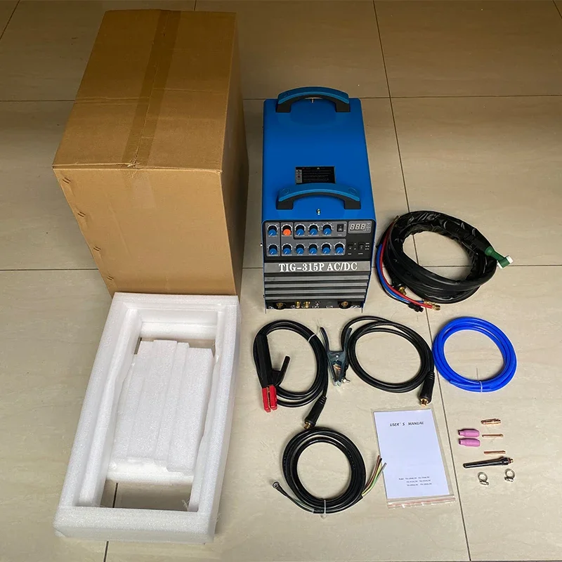 TIG315P Ac Dc Pulse Welding Machine Aluminium Welder 380 Volts 3phase 5