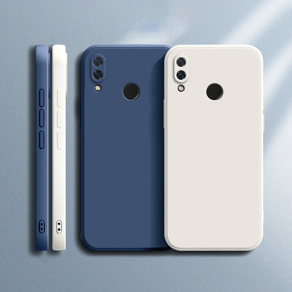 Luxurious Silicone Square Camera Protection Phone Case - Soft, Classic, and Thin