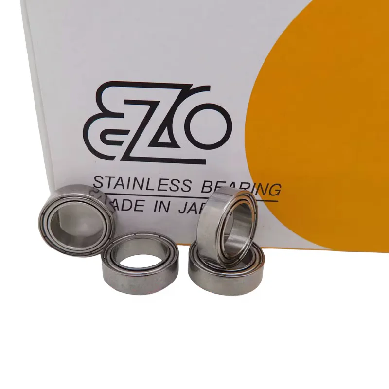Ezo High Velocidade Miniature Rolamentos de Esferas Japão Smr128zz 8x12x3.5 mm Ddl1280zz Smr128 Mr128 8x12x3 Aço Inoxidável