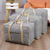 Large luggage Bag Large Capacity Woven Bag Multifunctional Luggage Packing Bag Clothing Organizer Zipper Portable Moving Bags 1