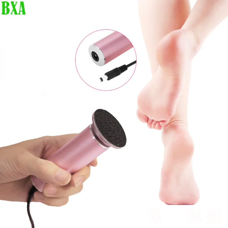 

BXA Electric Foot File Cuticle Callus Feet Remover Pedicure Machine USB Wireless Pedicure Tools Foot Heel Care With Sandpaper
