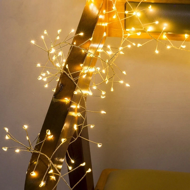5M/3M Copper Wire String Lights Fairy Tale Garland Light String Wedding Party Christmas Home Decoration Battery Operated led string lights decorative lights string lights led fairy lights