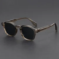 Lunettes de soleil rétro de Style coréen pour femmes, monture épaisse TR90, carrées, UV400, tendance, marque de luxe, pour la conduite 1